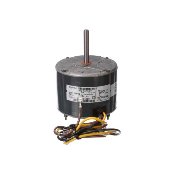 Genteq OEM Replacement Motor, 1/4 HP, 1100 RPM, 208-230V, TEAO, 48 Frame